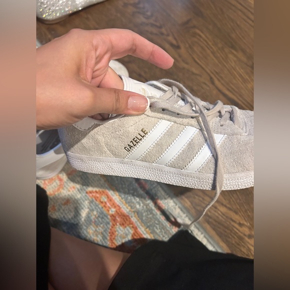 Adidas Gazelle Beige / White Sneakers W 7.5 - Picture 13 of 13